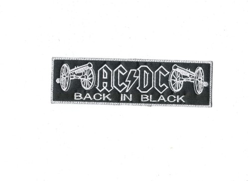 Back black cucito - ac/dc,back, black,cucito