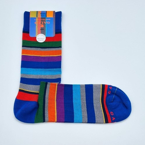 Calze gallo uomo rigate cotone - rigate,