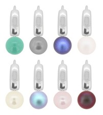 Orecchini in argento sterling ganci realizzati con 5818 perle da 8 mm...