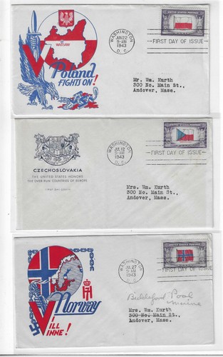 Fdc 909 925 paesi - fdc's,