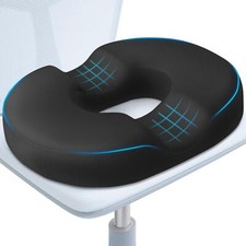 Cuscino ciambella memory foam per emorroidi, gravidanza e coccige sollievo dal dolore
