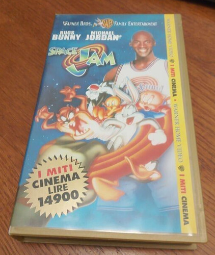 Vhs film space jam - space, bugs