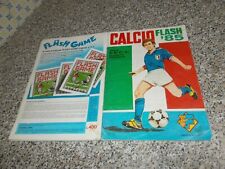 ALBUM CALCIO FLASH 85 COMPLETO MB/OTTIMO TIPO CALCIATORI PANINI EDIS LAMPO MIRA