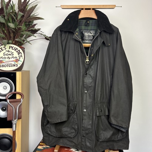 Barbour a206 border wax jacket - a206,