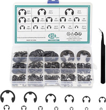 Kit 450 E-Clips Anelli