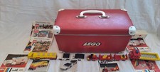 LOTTO LEGO  VINTAGE  VALIGETTA ROSSA ANNI 70 + VARI SET