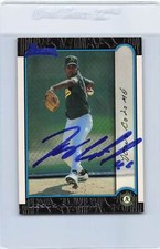 1999 Bowman #406 Jesus Colome Athletics Signed Auto *H4855