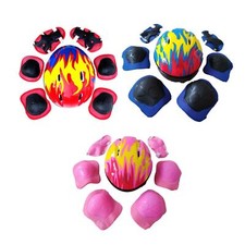 7 pezzi/set casco da bici per
