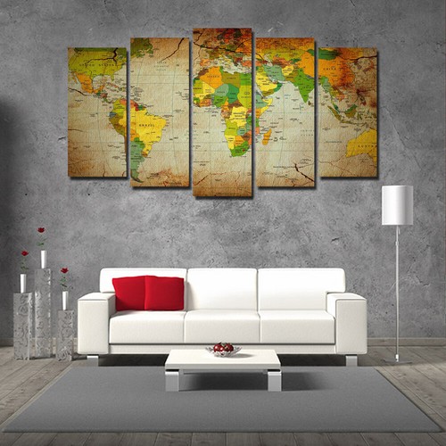 Mappa del mondo set - mondo, 5