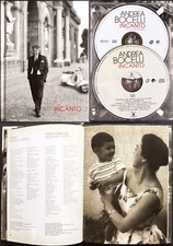 ANDREA BOCELLI INCANTO CD + DVD Documentario PHOTOBOOK Canzone Italian Songs NEW