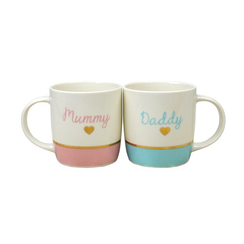 Mummy daddy mug set gift - mummy, &