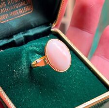 ANELLO SALMONE CORALLO CAMMEO SARDEGNA MOLTO GRANDE 7 TENUTA ARTIGIANO ANGELO INTAGLIATO A MANO