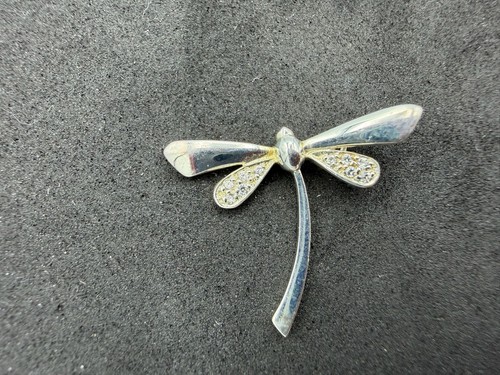 Ciondolo libellula argento