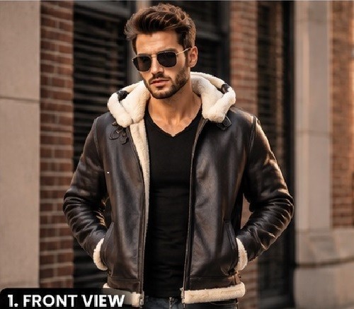 Giubbotto uomo pelle - giubbotto, di