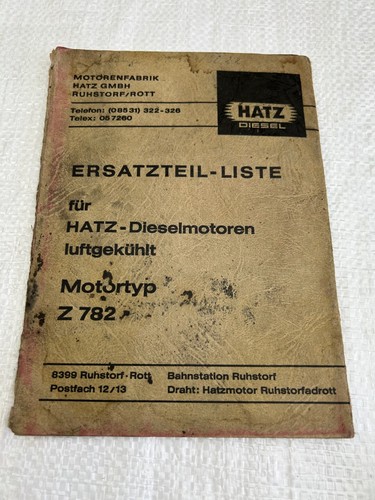 Motore diesel hatz - hatz, raffreddato