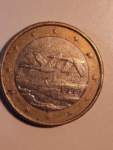 Moneta euro errore di - 1,