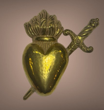 Cuore sette dolori per statua