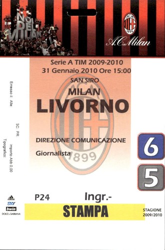 Pass calcio stampa - pass, vs