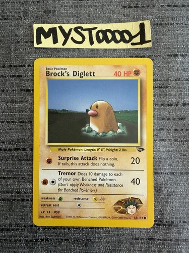 Carte pokémon brock - carte,