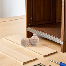 Gambe per tavolo in legno da 2