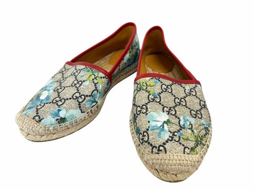 Gucci espadrillas fiori blu - gucci,