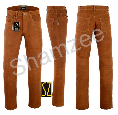 Jeans uomo vera pelle - in,