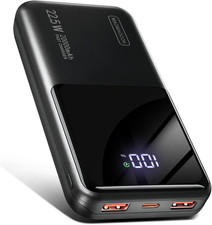 Power Bank 20000Mah 22.5W PD3.0 QC4.0 Ricarica Rapida Batteria Esterna 3A USB C 