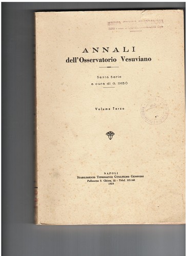 Vesuvio geologia annali - ,,