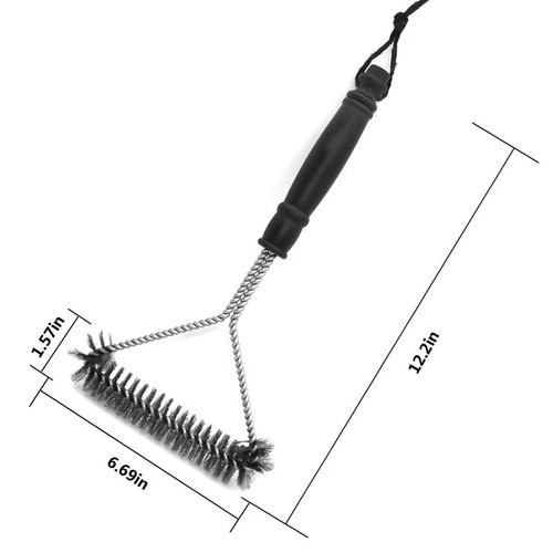 Spazzola pulizia grill - grill, 6"