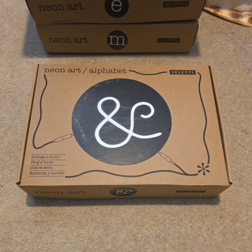 Seletti neon art alphabet - seletti,