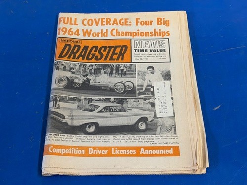 Vintage 1964 nhra national - nhra,