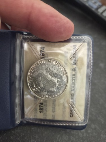 Italia lire 500 argento - lire, 1974