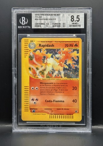 Carta pokemon rapidash - pokemon, •