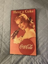 Quadro in Legno con stampa Coca Cola Anni 80/90 