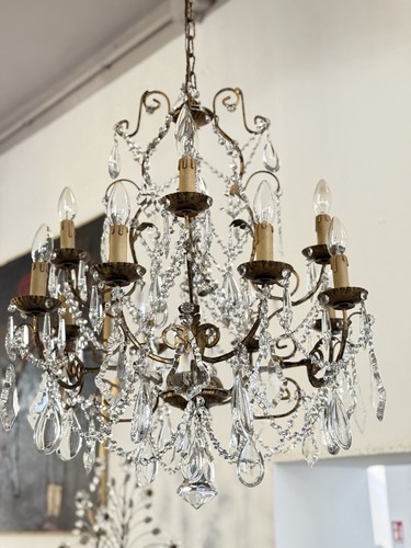 Lampadario cristallo antico - cristallo,