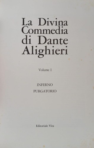 Dante alighieri divina - dante, la