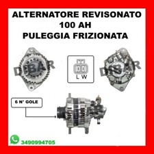 ALTERNATORE 100AH PULEGGIA