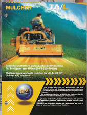 BERTI TRINCIATRICE MULTIUSO POSTERIORE E LATERALE TA/L per trattori da 40 a 55 HP Brochure