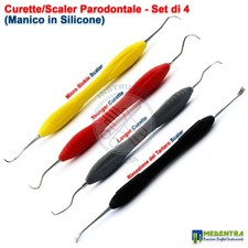 Curette Parodontale Igiene Dentale Sickle Scaler per Rimozione del Tartaro Kit