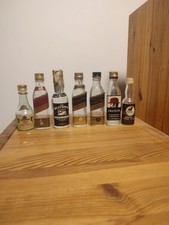 Lotto Di 7 Mignon Rari, Whisky & Brandy.
