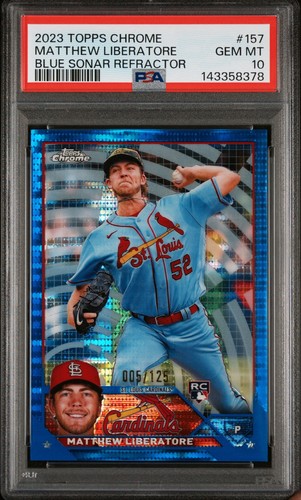 2023 topps chrome 157 matthew - chrome, #157