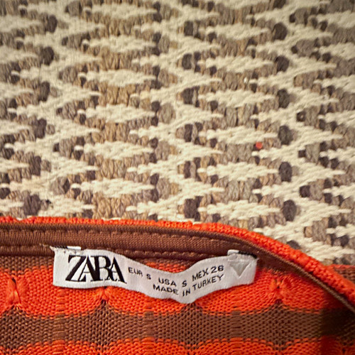 Abito midi zara arancione - abito,