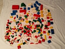 lotto da 2,2 kg pezzi costruzioni ITALOCREMONA IC BREV tipo LEGO ruote finestre