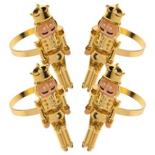 4 Pcs Porta Tovaglioli Fibbia