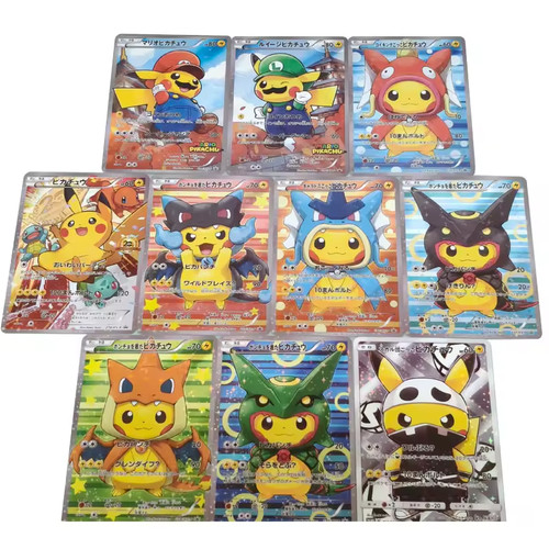 Carte pokemon pikachu cosplay - pokemon,