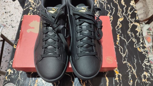 Scarpe puma black gold court - scarpe, black-gold
