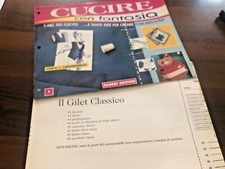 Cartamodello vintage Il gilet classico sarta cucito  filo cucito