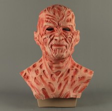 Maschera testa piena Killer Freddy sbucciata Halloween maschera spaventosa nuova