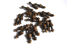 4x antiche piccole colonne in