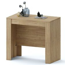 Tavolo allungabile consolle 14 posti salvaspazio multiposizione rovere